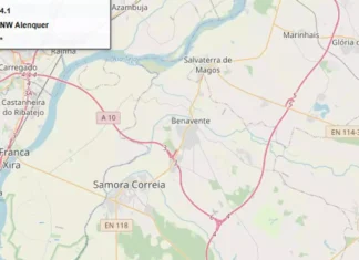 Sismo sentido em Lisboa e arredores