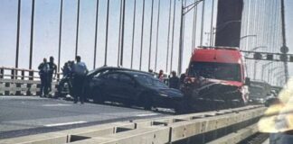 Acidente fecha Ponte 25 de Abril e provoca congestionamento de trânsito