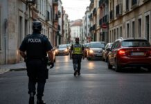 Homem detido em flagrante delito por violência doméstica em Santa Maria Maior