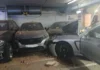 Porsche despista-se em parque de estacionamento de hotel em Cascais e provoca danos em três viaturas