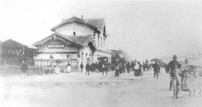 Estação de Cascais no final do séc. XIX