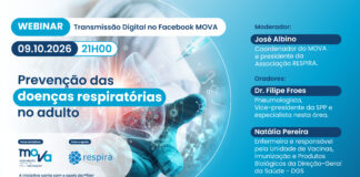 MOVA promove webinar sobre prevenção das doenças respiratórias no adulto