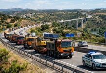 GNR prepara dispositivo para acompanhar marcha lenta de camiões nas A42, A41 e A1