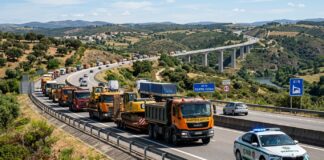 GNR prepara dispositivo para acompanhar marcha lenta de camiões nas A42, A41 e A1