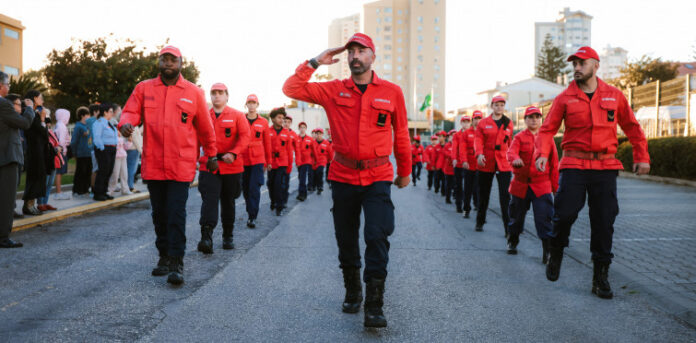 bombeiros parede